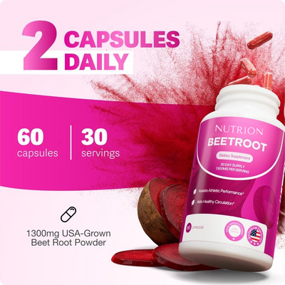 Nutrion Organic Beetroot Capsules