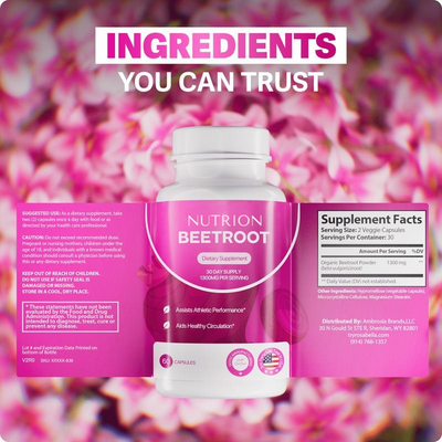 Nutrion Organic Beetroot Capsules